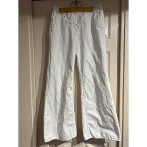 MOTHER Tie Up Roller Prep Weekender Wide Leg Pants